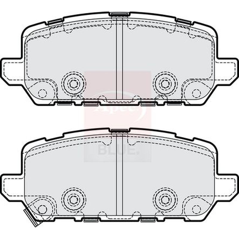 Apec Rear Brake Pad Set PD4285