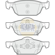 NAPA Front Brake Pad Set NBP1461