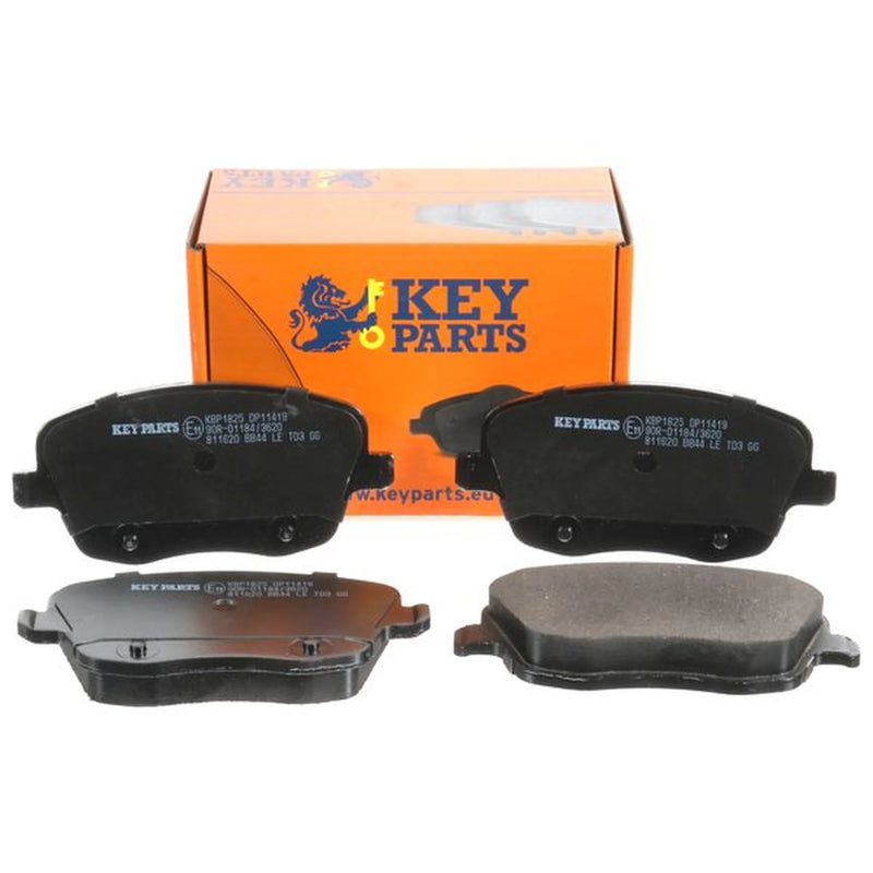 Key Parts 4 x Front Brake Pad Set KBP1825