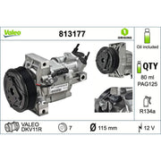 Valeo Air Conditioning Compressor 813177