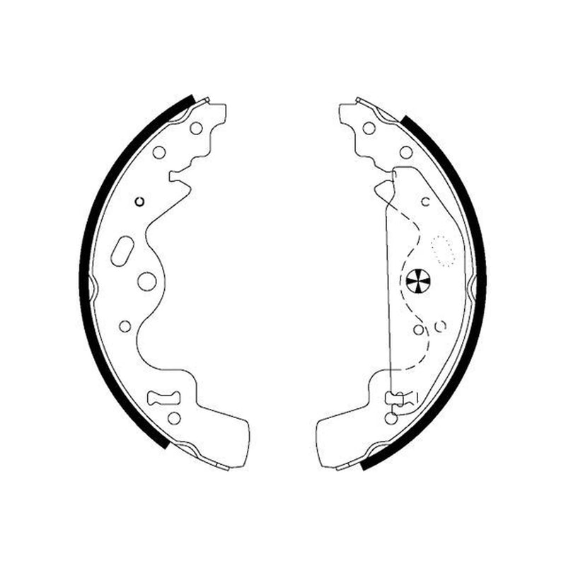Textar Brake Shoe Set Axle Kit 91063600
