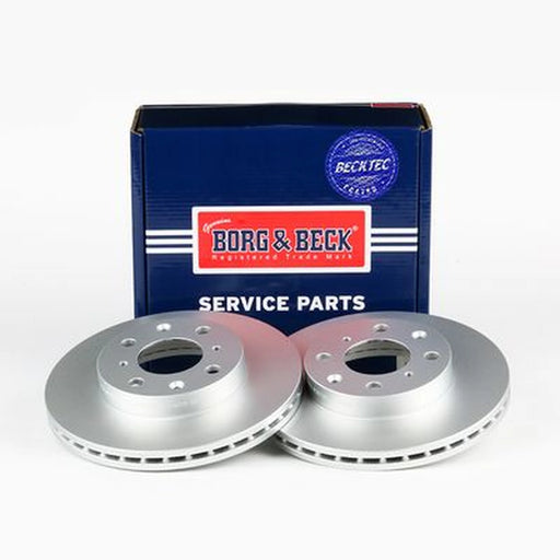 Borg & Beck 2 x Vented Front Brake Discs BBD4987