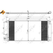 NRF Air Conditioning Condenser 350067