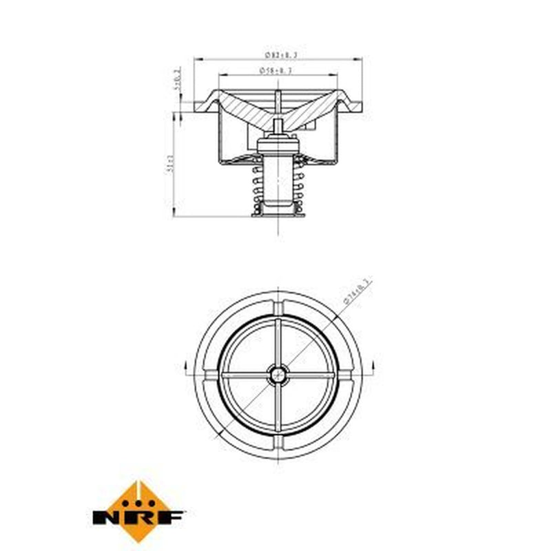 NRF Thermostat,Coolant 725014