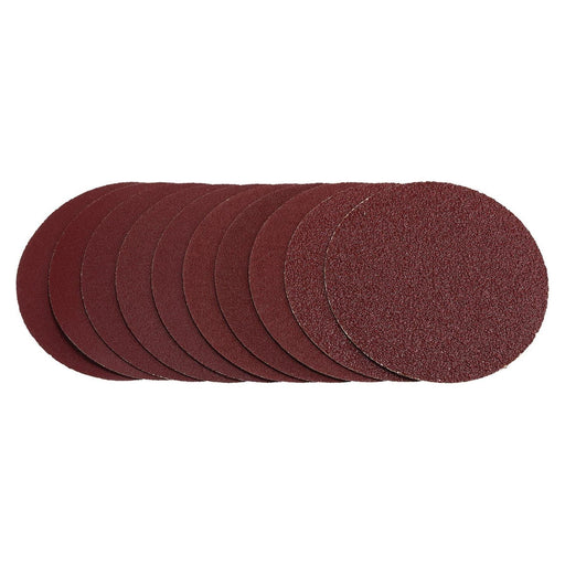 Draper Sanding Discs, 125mm, Hook & Loop, Assorted Grit - 40G, 80G, 120G, 240G ( Draper  - Town Parts