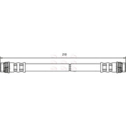Apec Brake Hydraulic Hose Line Rear HOS3568