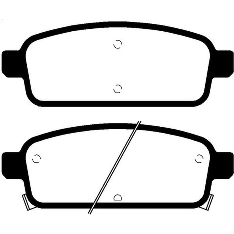 Abtex Rear Brake Pad Set PLU2034