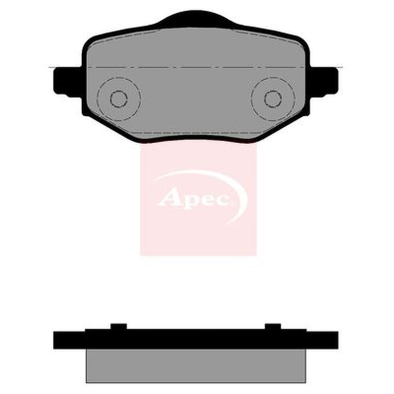 Apec Rear Brake Pad Set PAD2498