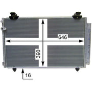 Mahle Air Conditioning Condenser AC 827 000S