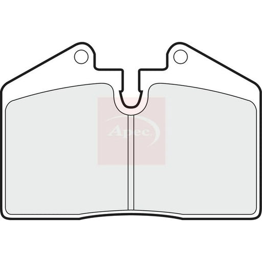 Apec Rear Brake Pad Set PAD660