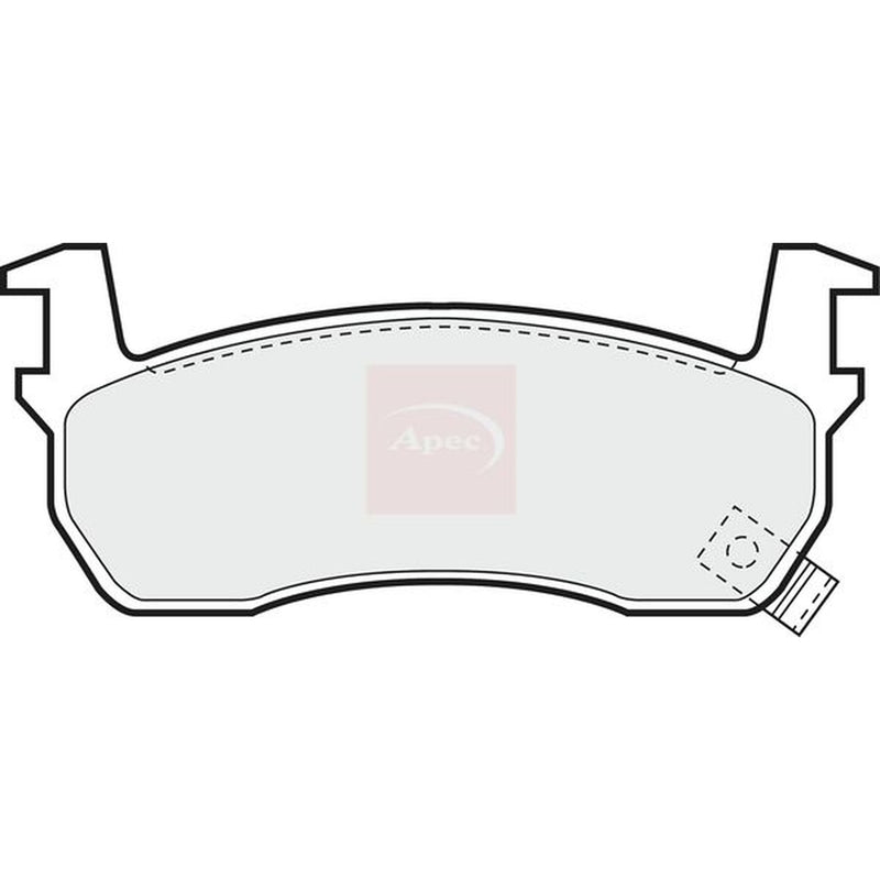 Apec Front Brake Pad Set PAD509
