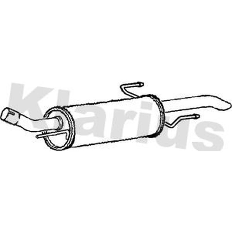 Klarius Box With Tail Pipe Rear GM495A