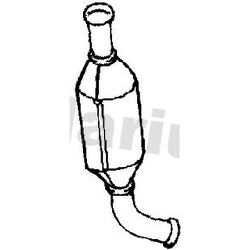 Klarius Catalyst Type Approved With Pipe Front 321589