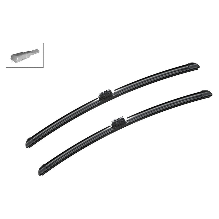 Bosch Aerotwin Flat Blade A844S Front Window Windscreen Wiper Blade Set Pair Bosch  - Town Parts