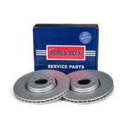 Borg & Beck 2 x Vented Front Brake Discs BBD4436