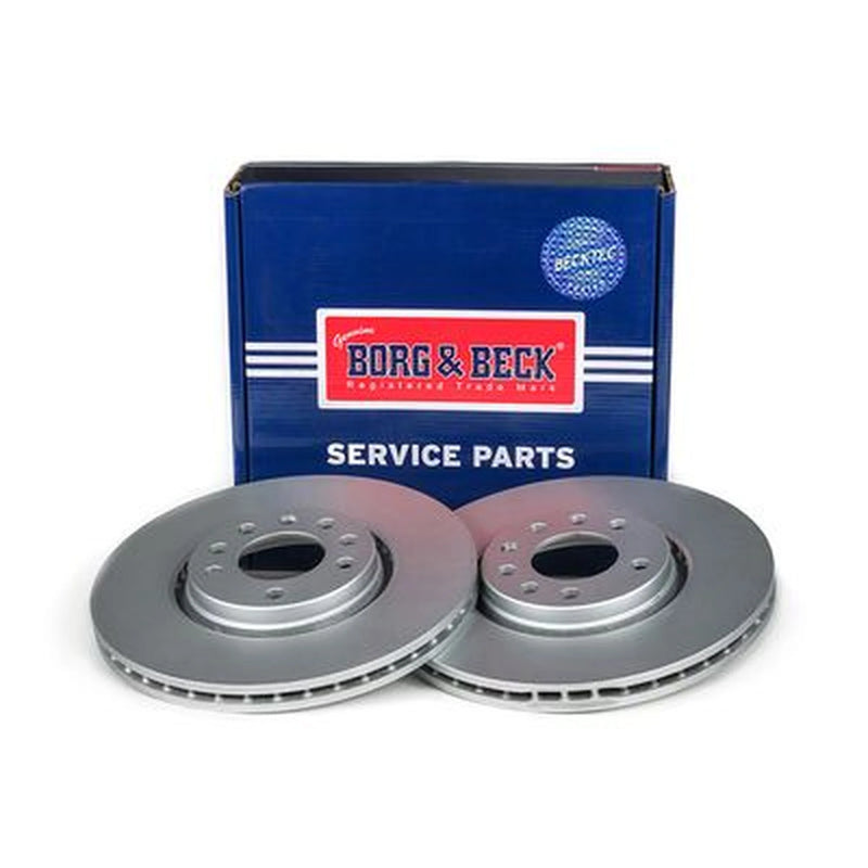 Borg & Beck 2 x Vented Front Brake Discs BBD4436