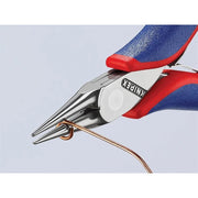 KNIPEX 35 32 115 Round Nose Electronics Pliers Multi-Component Grip 115mm