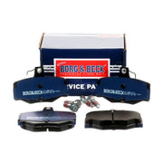 Borg & Beck 4 x Rear Brake Pad Set BBP1673