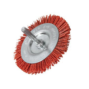 Faithfull Nylon Wheel Flat 75mm x 6mm Shank - FAIWBN75C