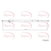 Apec Handbrake Cable Left Rear CAB1743