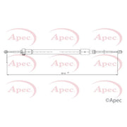 Apec Handbrake Cable Left Rear CAB1743