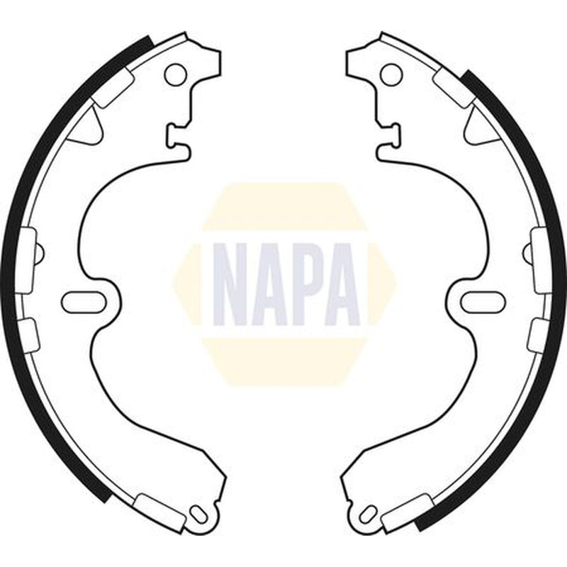 NAPA Brake Shoe Set Axle Kit NBS1013