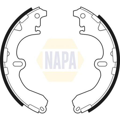 NAPA Brake Shoe Set Axle Kit NBS1013