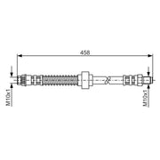 Bosch Brake Hydraulic Hose Line Front 1 987 476 730