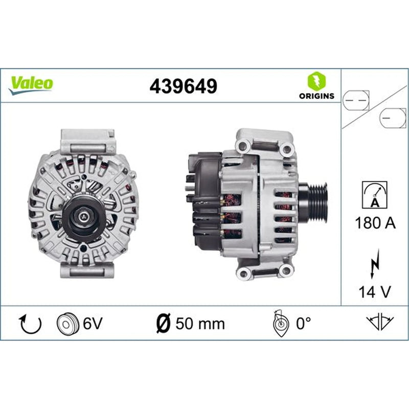 Valeo Car Alternator 12V 439649