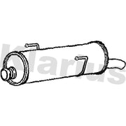 Klarius Box With Tail Pipe Rear PG751T
