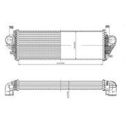 NRF Intercooler (Charge Air Cooler) 309074