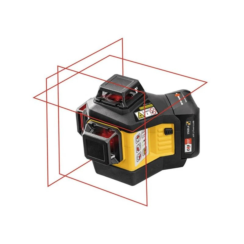 Stabila LAX 600 Multi-Line Laser 12V 1 x 2.0Ah Li-ion - 19792