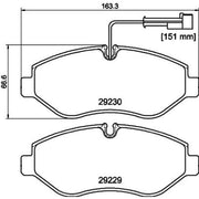 DON Front Brake Pad Set PCP1714