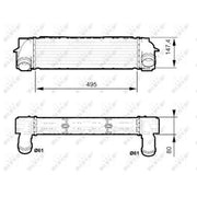 NRF Intercooler (Charge Air Cooler) 30524