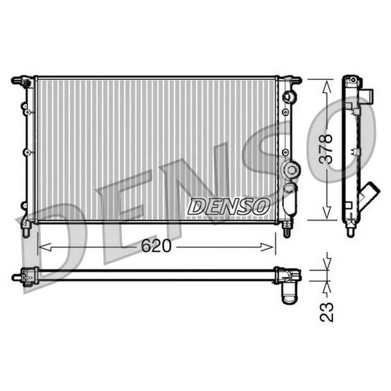 Denso Engine Radiator DRM23022