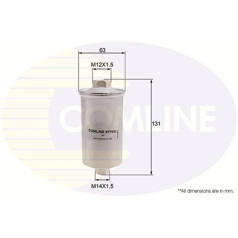 Comline Fuel Filter Element EFF033