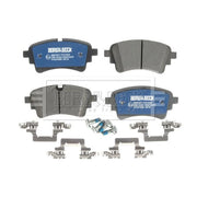 Borg & Beck 4 x Rear Brake Pad Set BBP2927