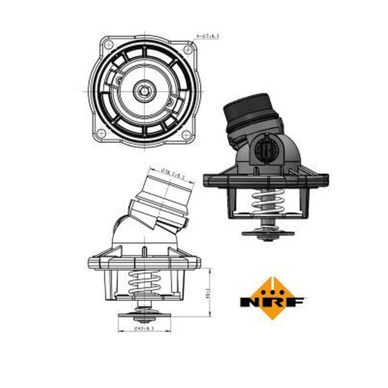 NRF Thermostat,Coolant 725002