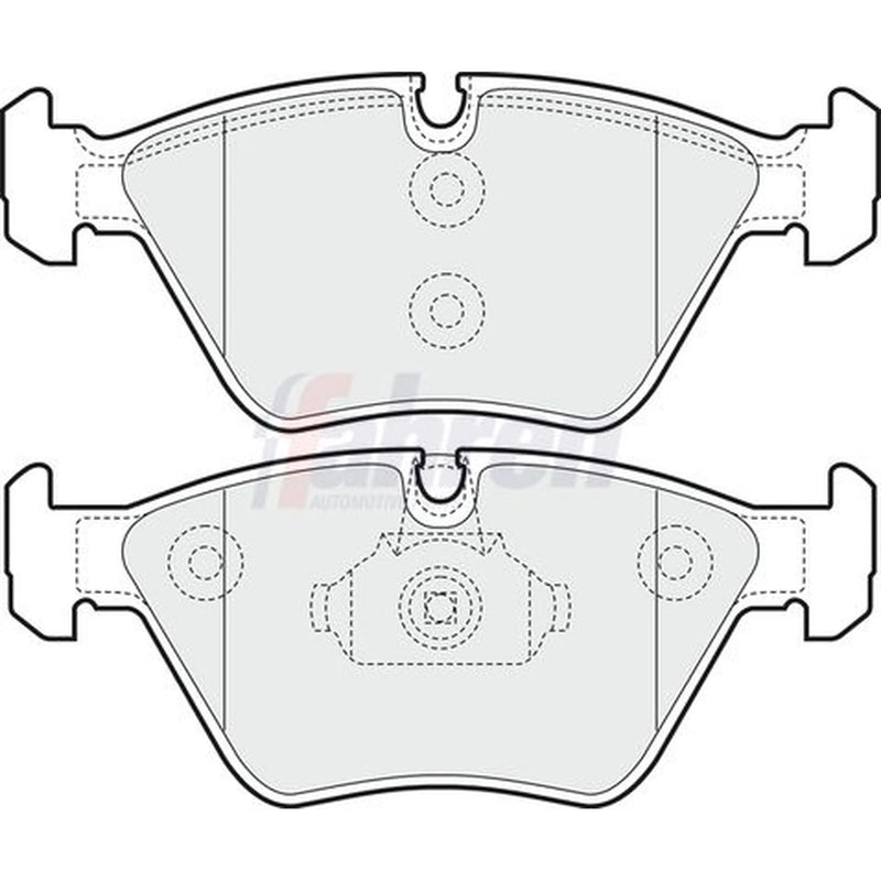 Fahren Front Brake Pad Set FBP3200