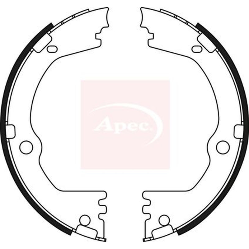 Apec Parking Brake Shoe Set SHU833