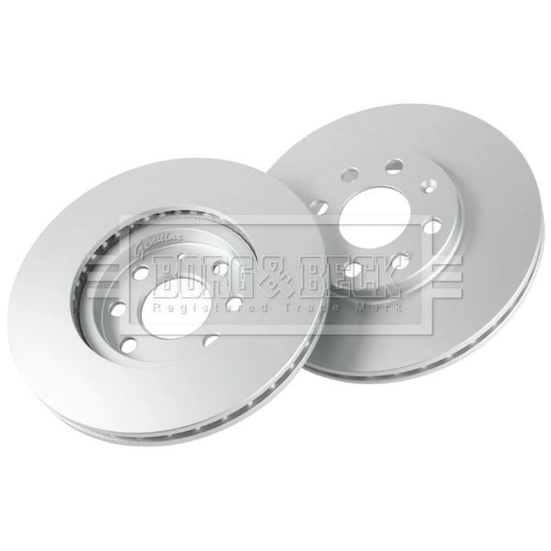 Borg & Beck 2 x Vented Front Brake Discs BBD4253