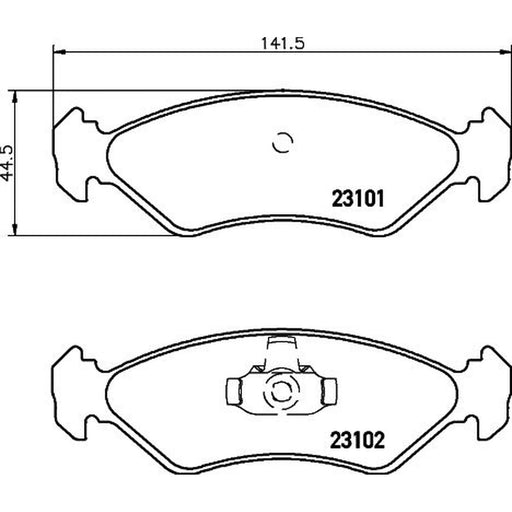 DON Front Brake Pad Set PCP1146