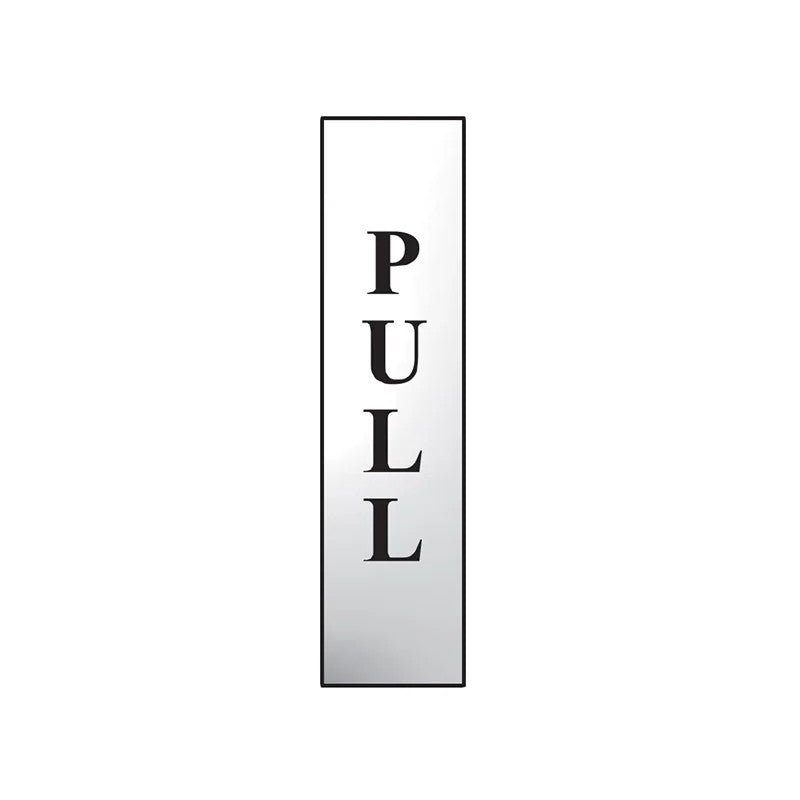 Scan Pull Vertical - Polished Chrome Effect 50 x 200mm - 6034C