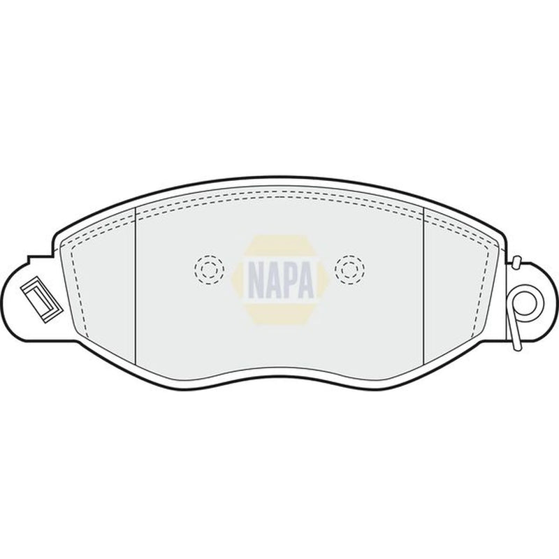 NAPA Front Brake Pad Set NBP1256