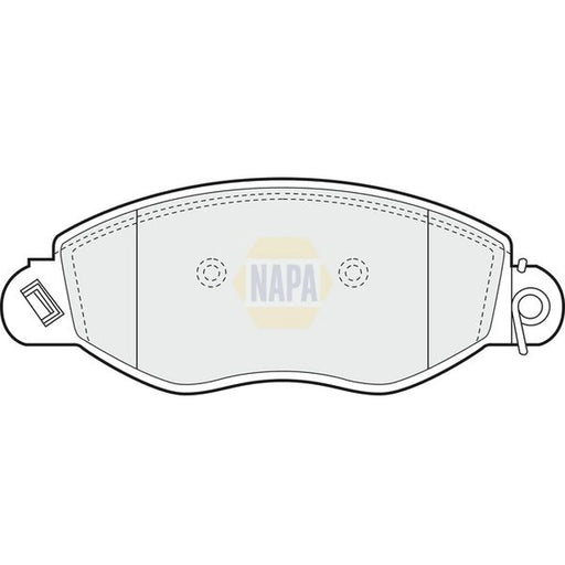 NAPA Front Brake Pad Set NBP1256
