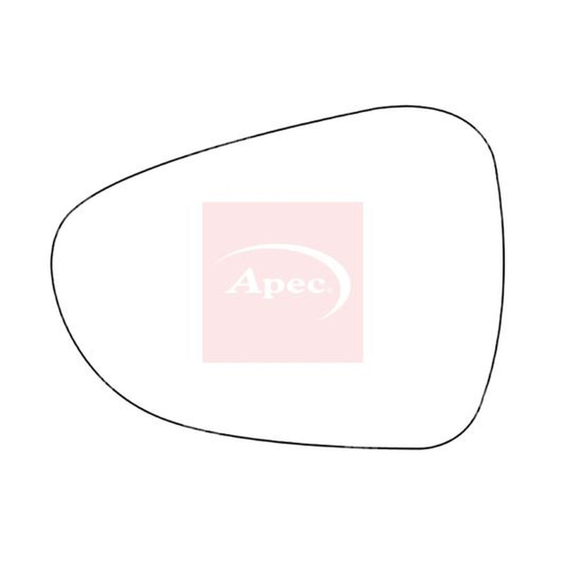 Apec Exterior Wing Mirror Glass Left AMS2623
