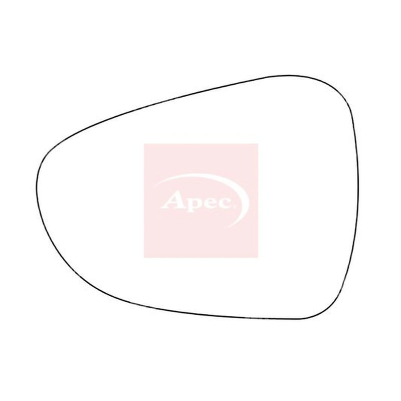 Apec Exterior Wing Mirror Glass Left AMS2623