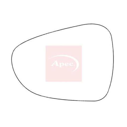 Apec Exterior Wing Mirror Glass Left AMS2623