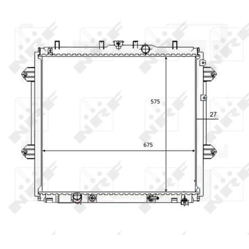 NRF Engine Radiator 59080