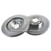 Borg & Beck 2 x Vented Front Brake Discs BBD4119